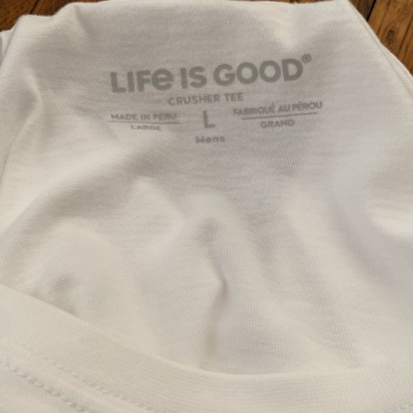 EUC Life is Good Men’s Crusher Tee Size Large Lucky 🍀 - Picture 6 of 7